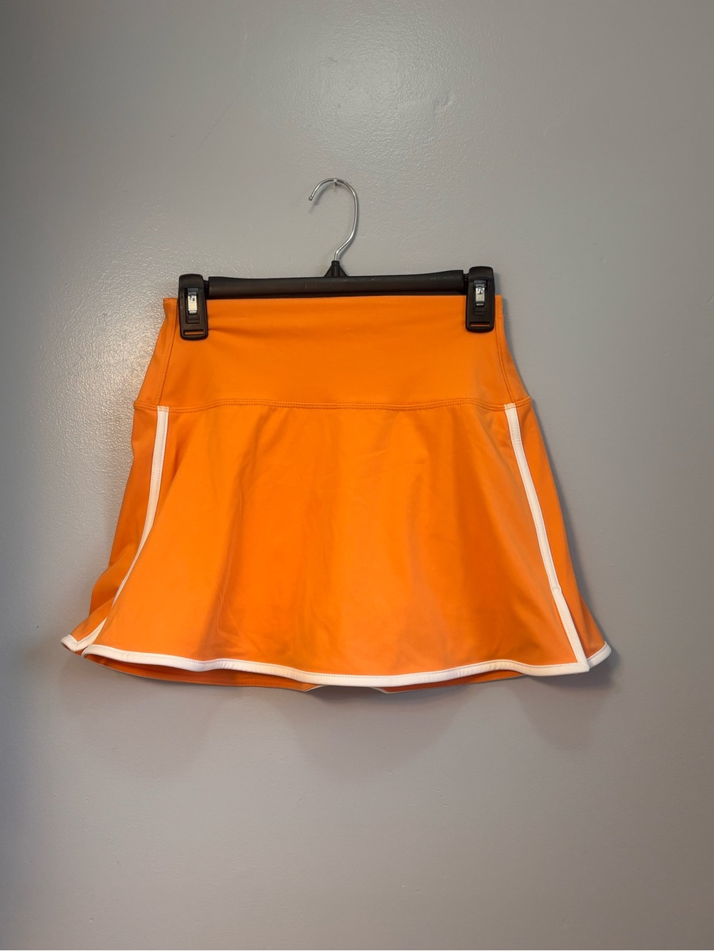 DSG Orange Skater Skirt with White Trim